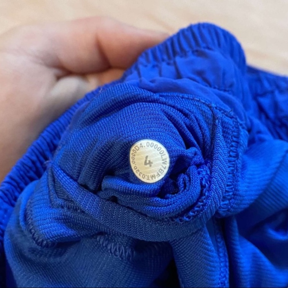 Rare! Blue lululemon shorts - Picture 3 of 3